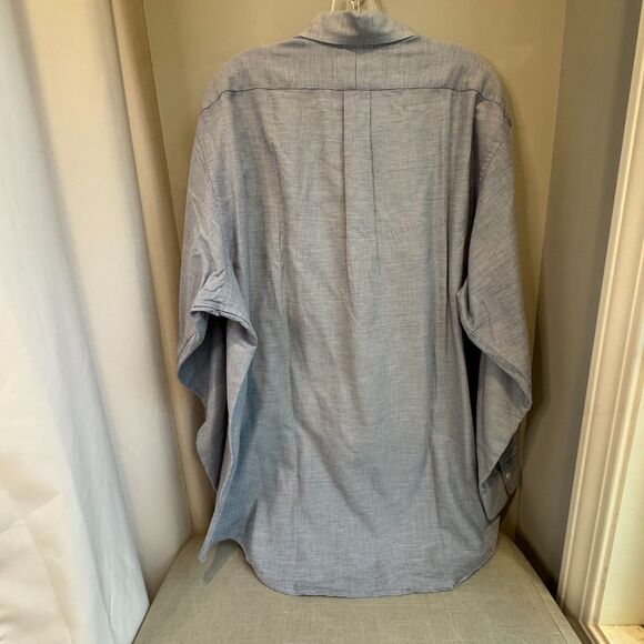 Ralph Lauren Blue Label 17-34 Longsleeve 100% Cotton Button-Up Button-Down Shirt - Picture 2 of 5